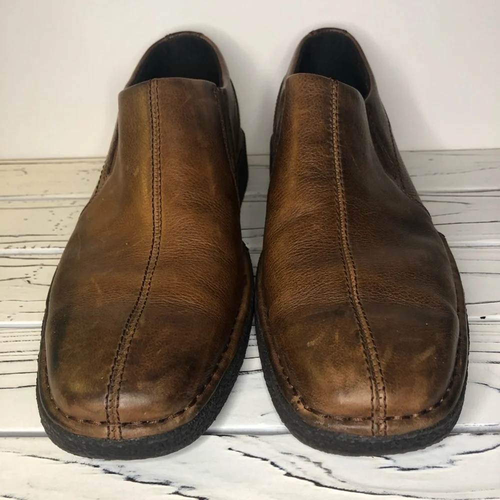 RJ Colt Finnley Distressed Leather Slip On Loafer Mens Size 10M - Picture 4 of 15